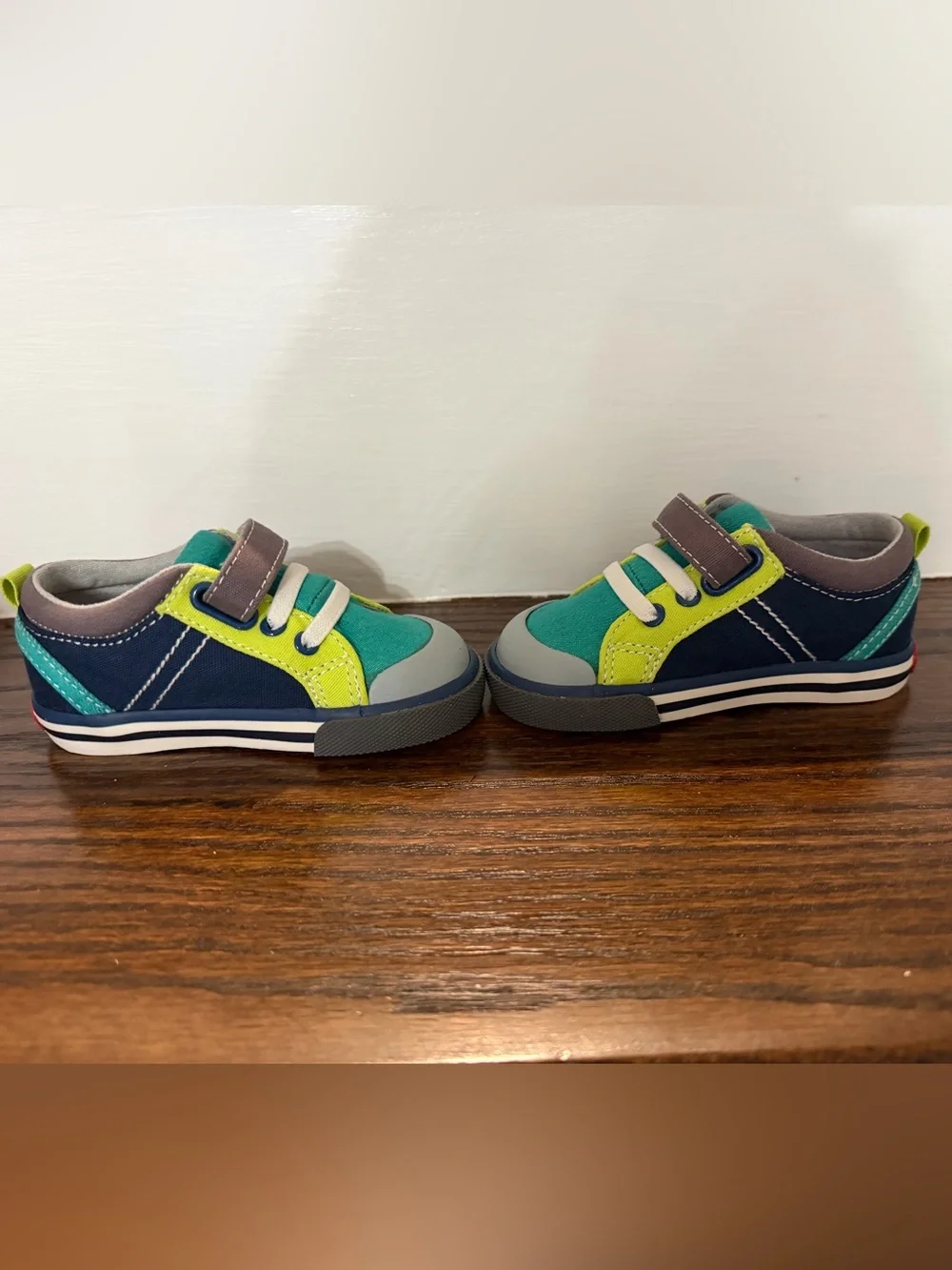 See Kai Run - Tanner - Teal/NavyNavy - Toddler Sneakers - Size 6